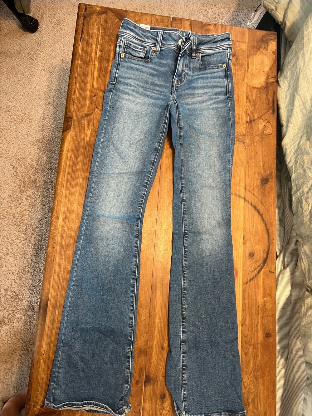 American Eagle Outfitters Light Blue Flare Jeans